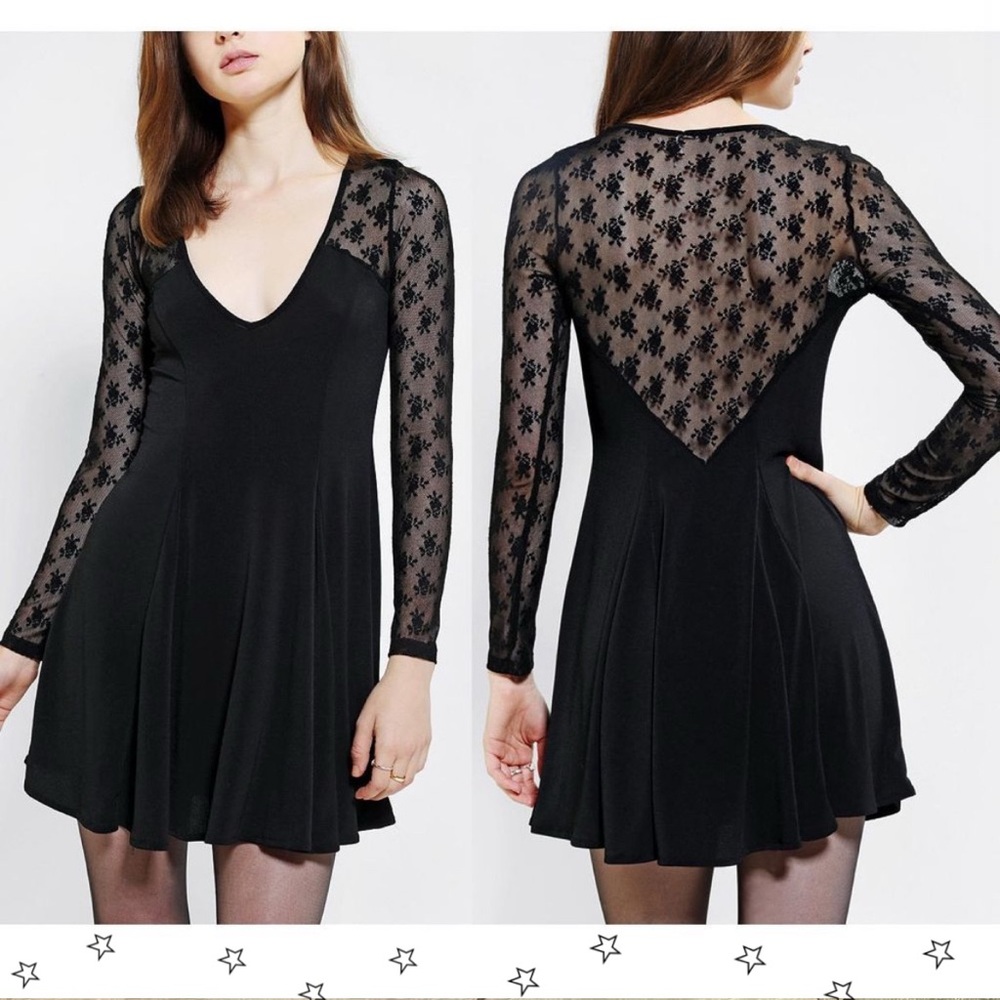 UO kimchi blue lace long sleeve dress